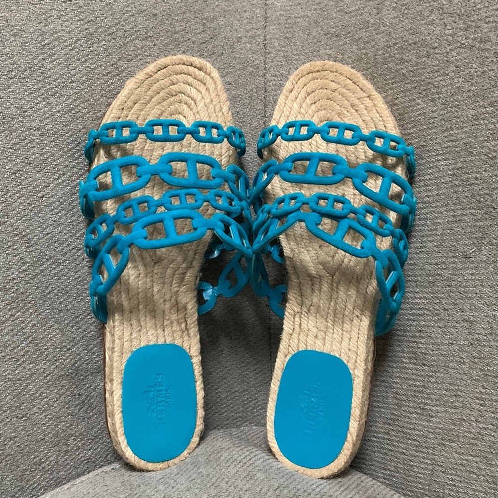 hermes espadrille sandals